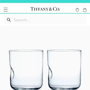 Tiffany and Co Elsa Peretti®
Thumbprint Glasses